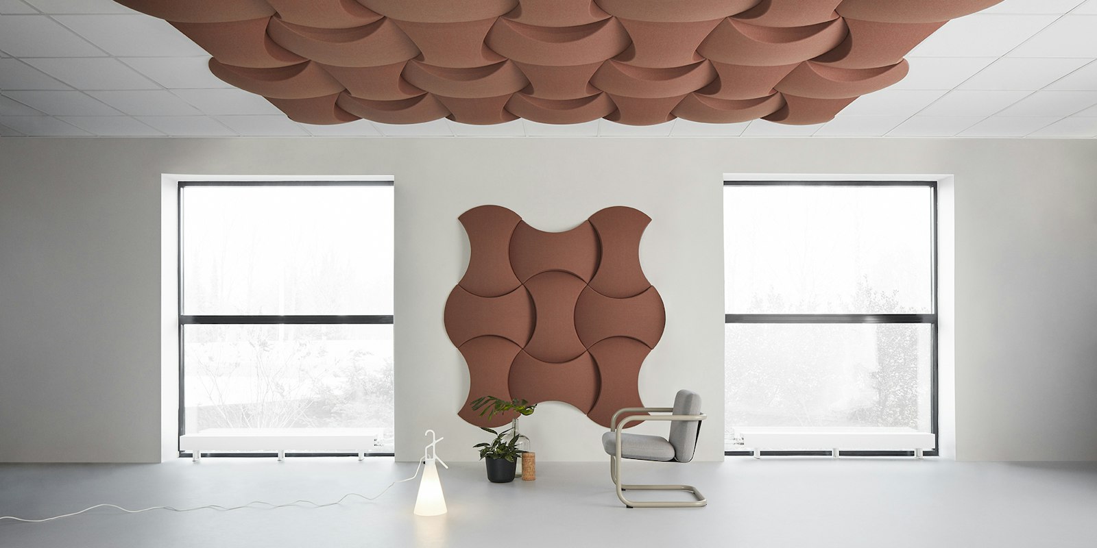 sound absorbing wall panel sky